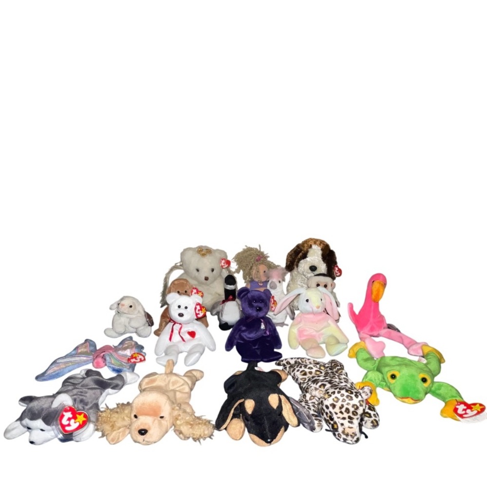 TY Beanie Babies Assorted Stuffed Animal Plushies 90s  Collection